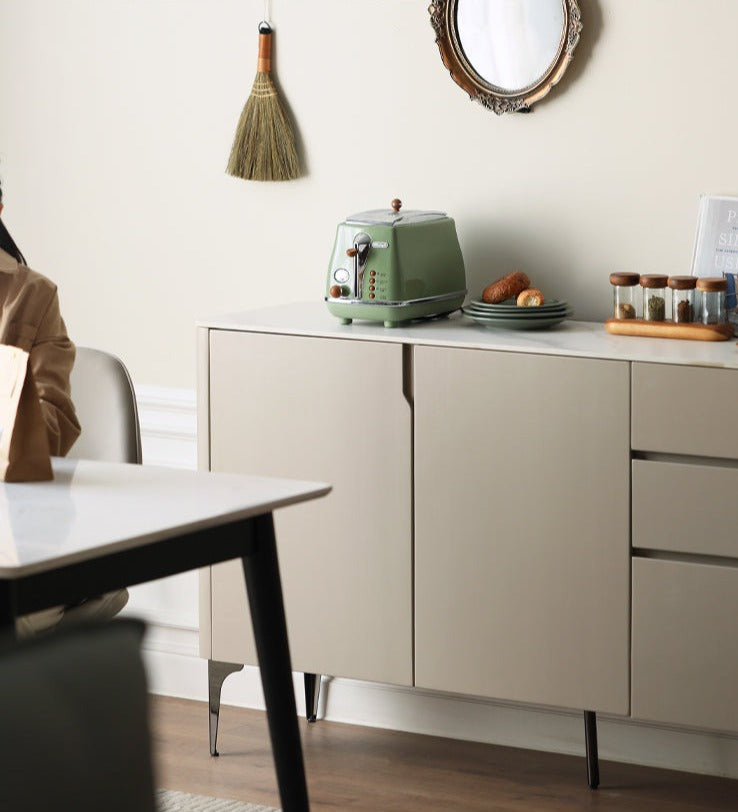 Poplar Solid Wood Sideboard Slate Top
