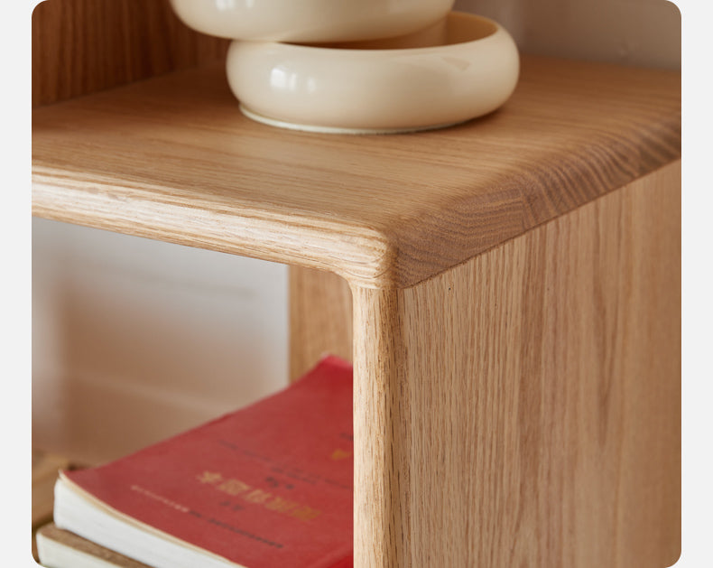 Oak Solid Wood Japanese Style Bookcase