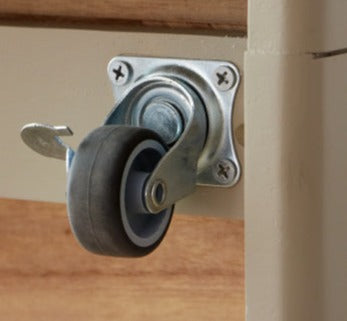 Solid RubberWood, Poplar Solid Wood Side Table With Rock Slab Top