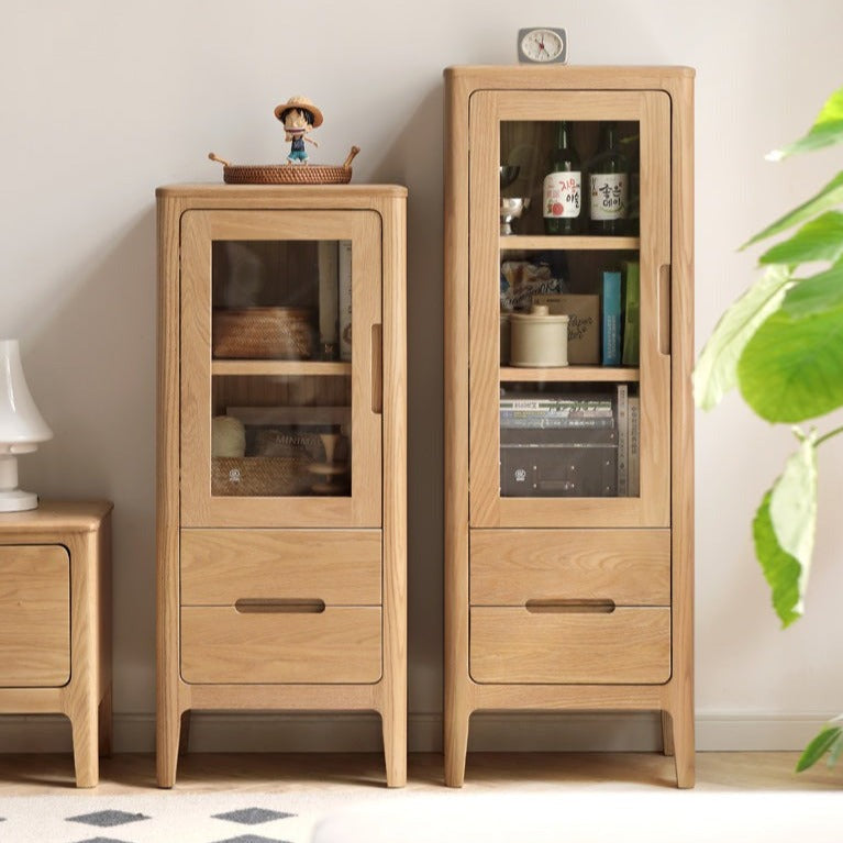 Oak Solid Wood Nordic Side Cabinet
