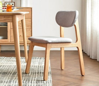 Oak, Ash Solid Wood Dining Table With Rock Slab Surface