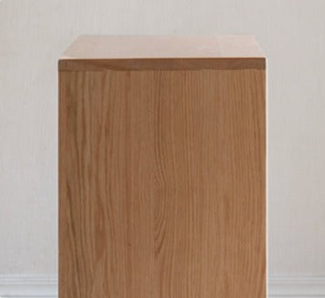 Black Walnut, Oak Solid Wood Low Bookcase, Modern Modular Storage Shelf Cabinet