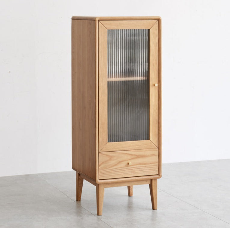 Oak, Ash Solid Wood Side Cabinet