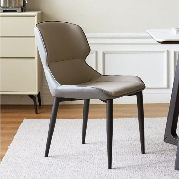 Organic Leather 4 pcs set-Chair Light Luxury