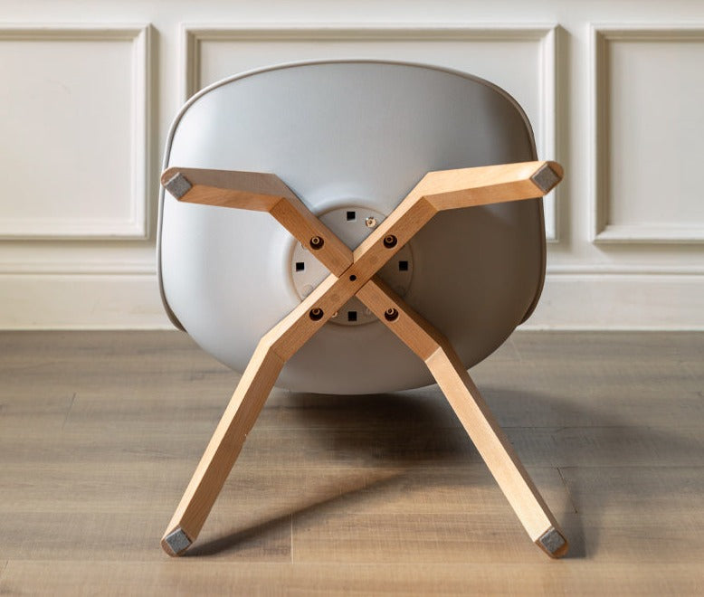 Oak, Beech Solid Wood Eames Chair 4 Pcs Set