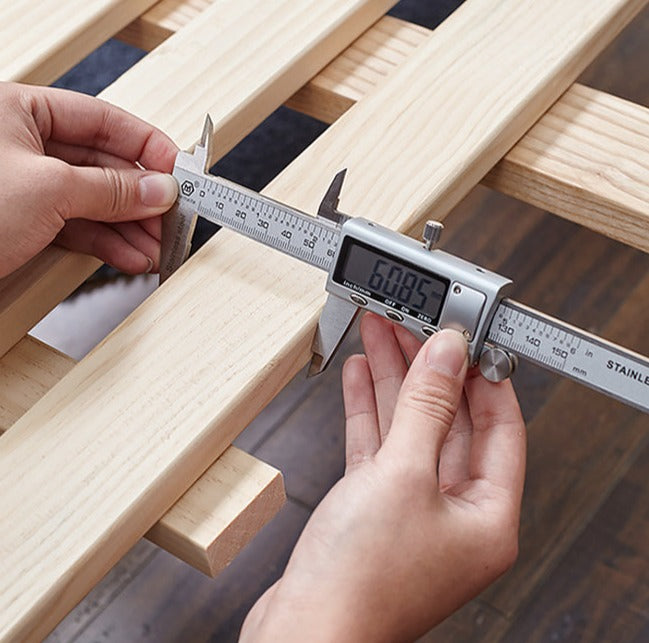 Rubberwood, Oak solid wood Soft Bed