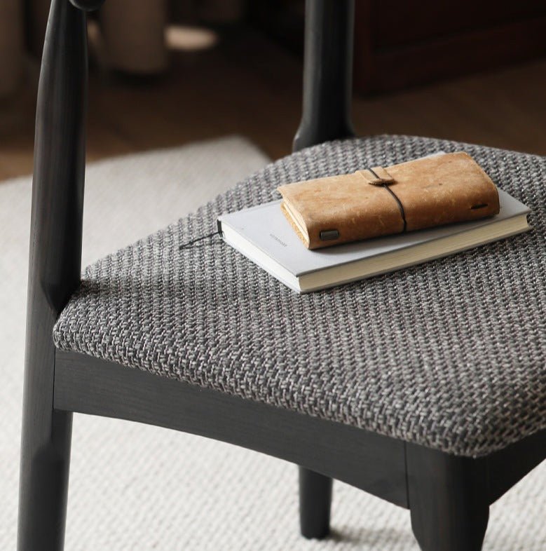 4 pcs Ash Solid Wood Horn Presidential Chair