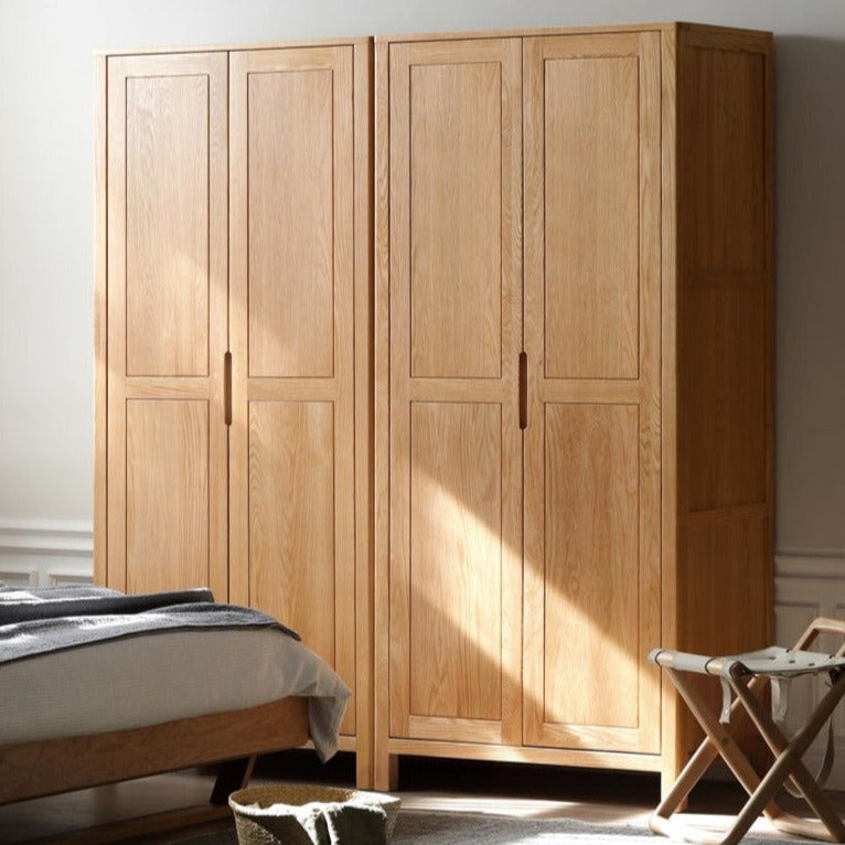 Oak solid wood Wardrobe