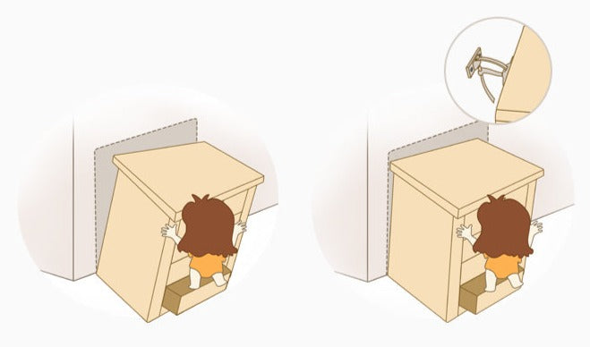 Oak Solid Wood, Solid Rubberwood Seven Drawers Drawer