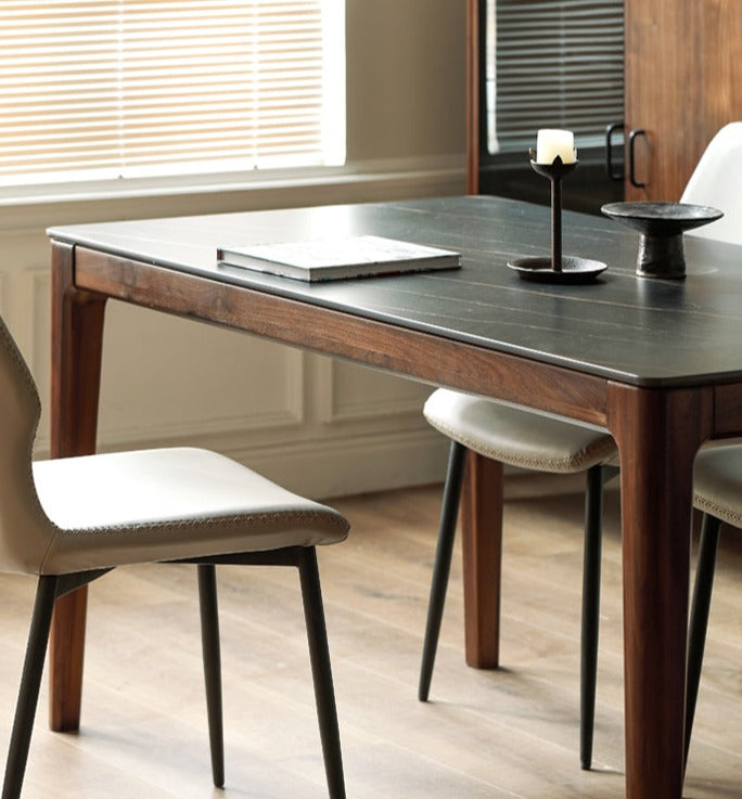 Black Walnut Dining Tables With Slate Top