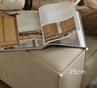 Luxury Сow Leather Sofa, Technical Fabric Sofa.