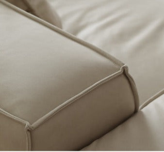 Luxury Сow Leather Sofa, Technical Fabric Sofa.
