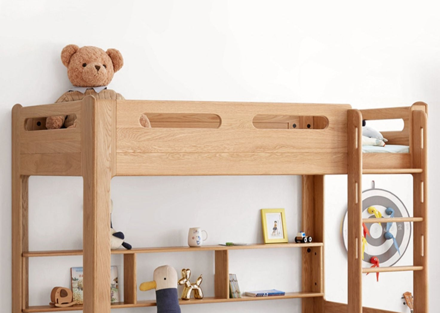 Beech, Rubberwood solid wood Bunk Bed.