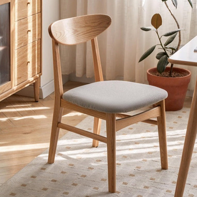 Ash, Oak Solid Wood Dining Chair 4 Pcs Set