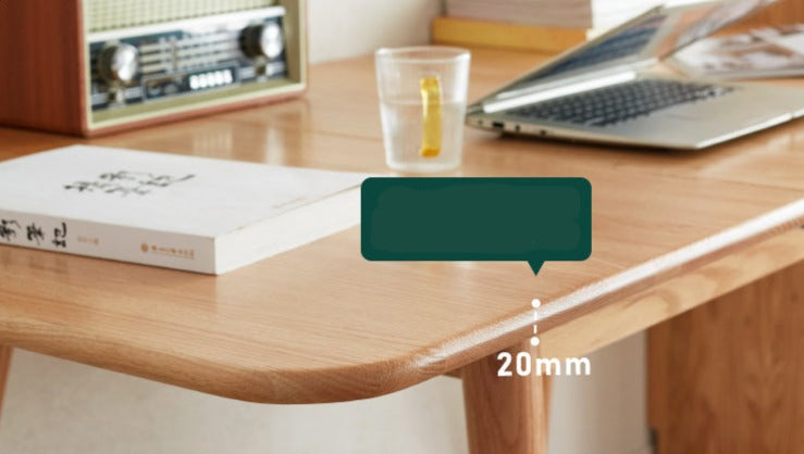 Oak Solid Wood Retractable Folding Dining Table