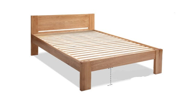 Oak, Rubberwood Solid Wood Bed - SPECIAL PRICE