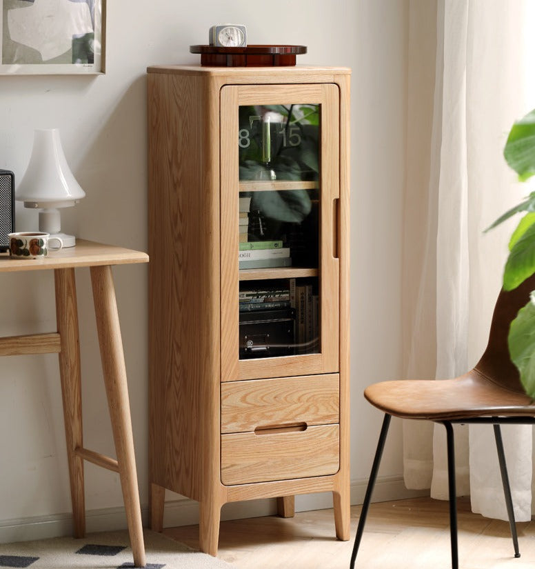 Oak Solid Wood Nordic Side Cabinet