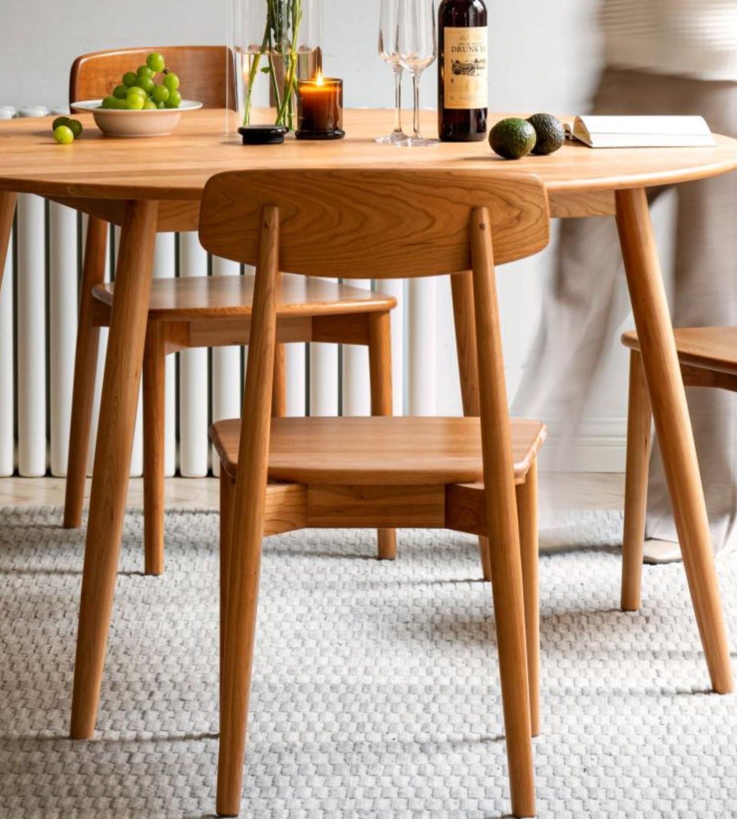 Cherry Solid Wood - Chair Precious 4 pcs set