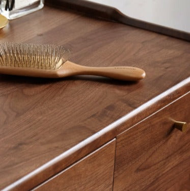 Black Walnut, Ash Solid Wood Dressing Table.