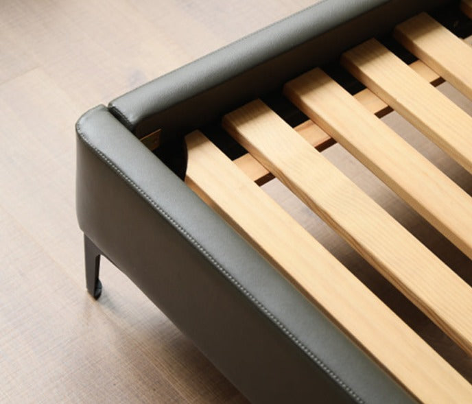 Premium Yellow Cowhide Bed