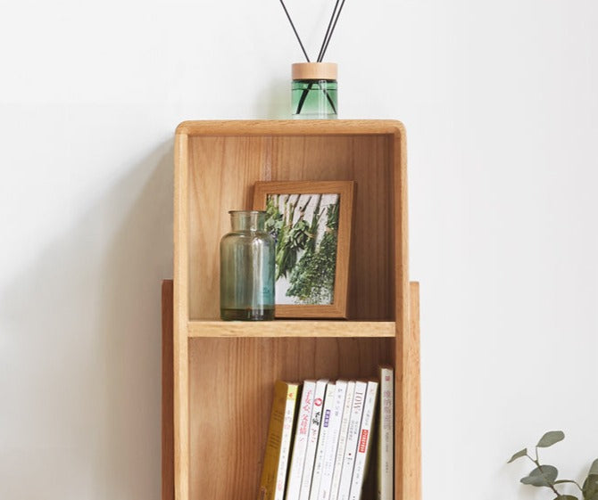 Oak Solid Wood Side Cabinet Combination.