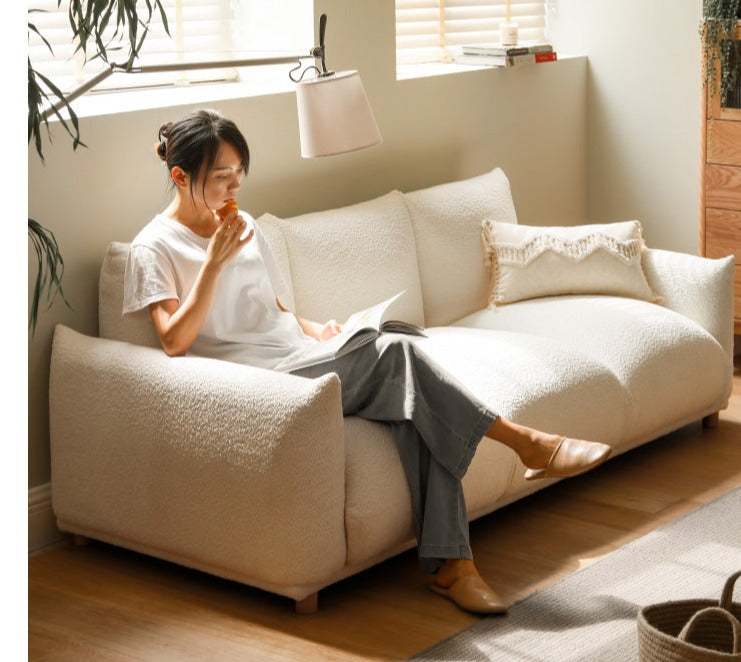 Velvet Wabi-sabi Style Sofa.
