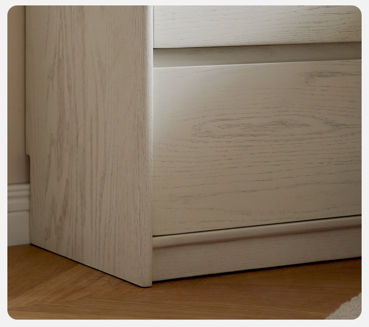 Solid Rubberwood Nightstand.