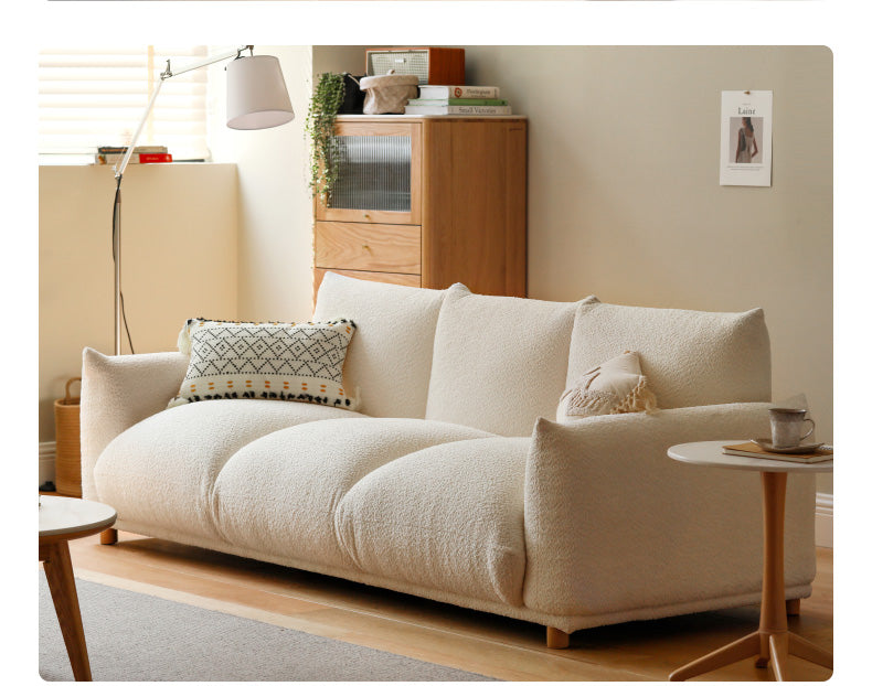 Velvet Wabi-sabi Style Sofa.