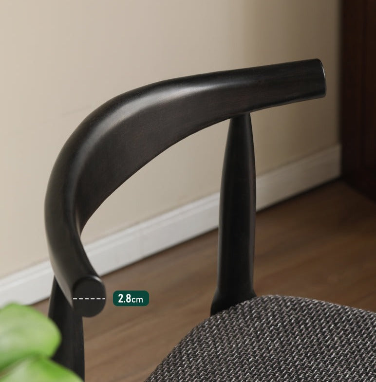 4 pcs Ash Solid Wood Horn Presidential Chair