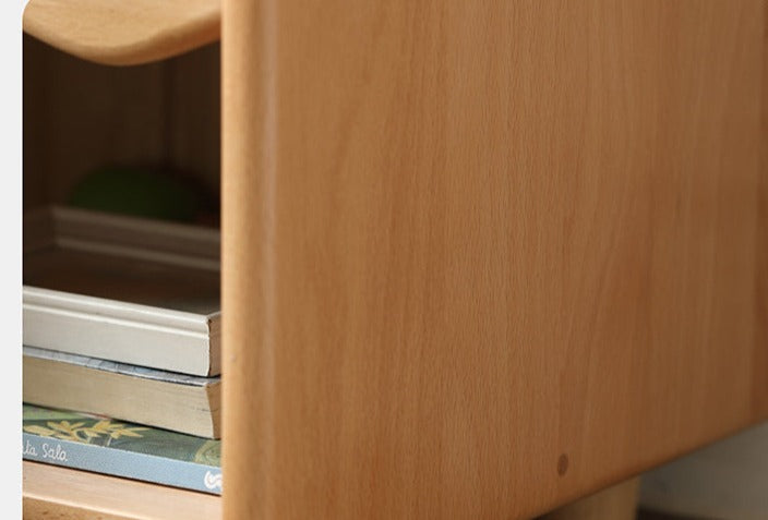 Beech Solid Wood Kids Nightstand