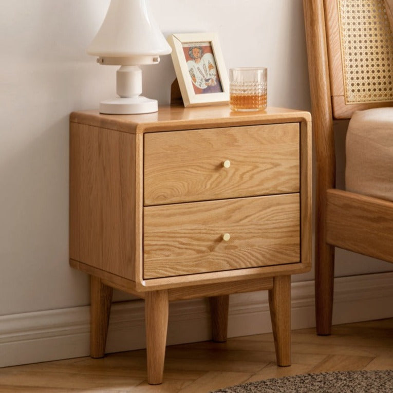 Modern deals oak nightstand