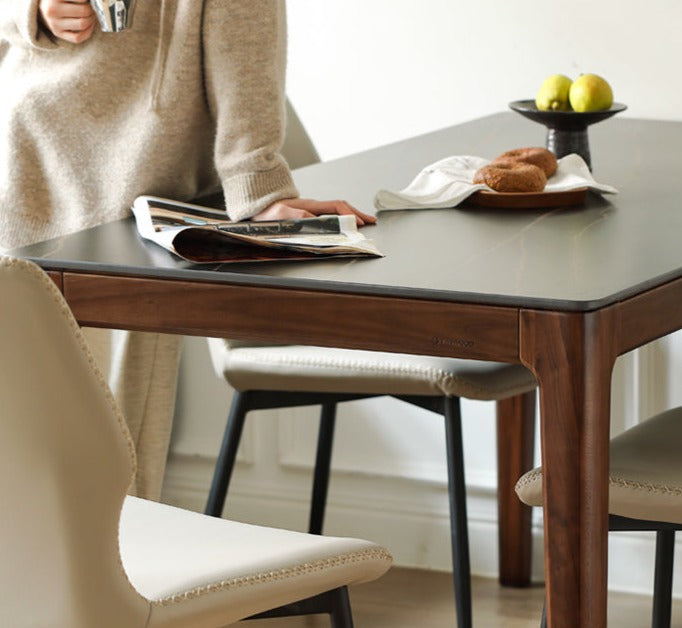 Black Walnut Dining Tables With Slate Top