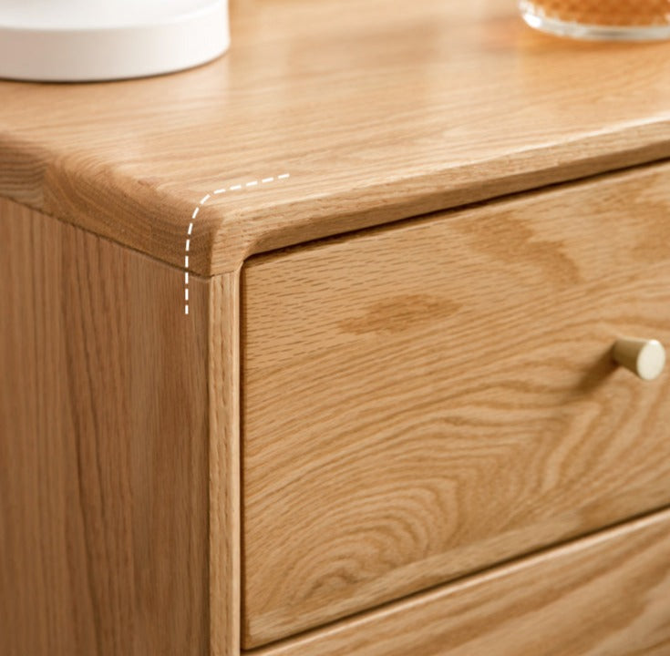 Beech, Oak, Ash solid wood Nightstand
