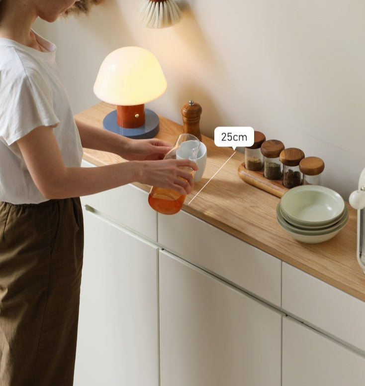 Oak Solid Wood Ultra-thin Sideboard