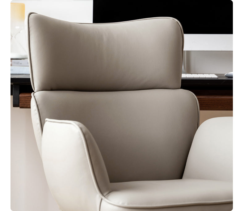 Organic Leather Lift Office Chair