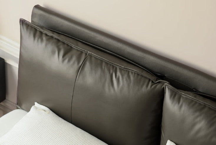 Premium Yellow Cowhide Bed
