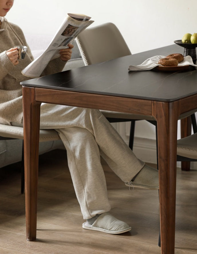 Black Walnut Dining Tables With Slate Top