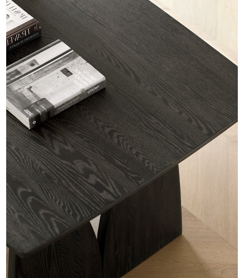 Oak Solid Wood Wabi Sabi Style Dining Table