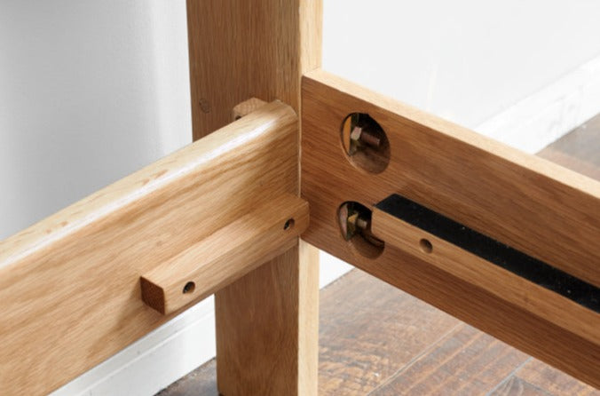 Oak Solid Wood Bed