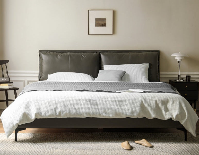 Premium Yellow Cowhide Bed