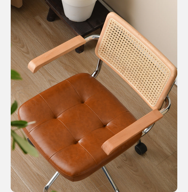 Rattan Leisure Lift Office Chair