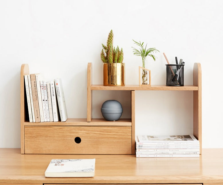 Rubberwood, Oak Solid Wood Table Shelves