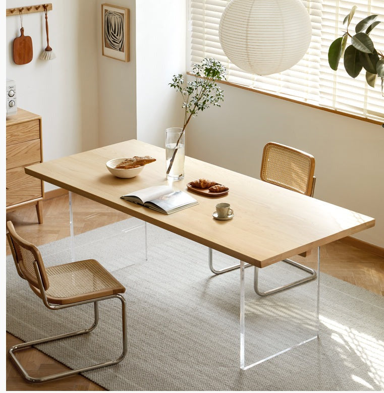 Oak Solid Wood Suspended Dining Table
