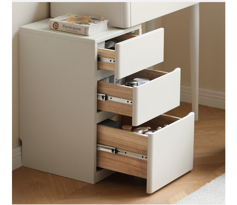 Poplar Solid Wood Telescopic Vanity Table.
