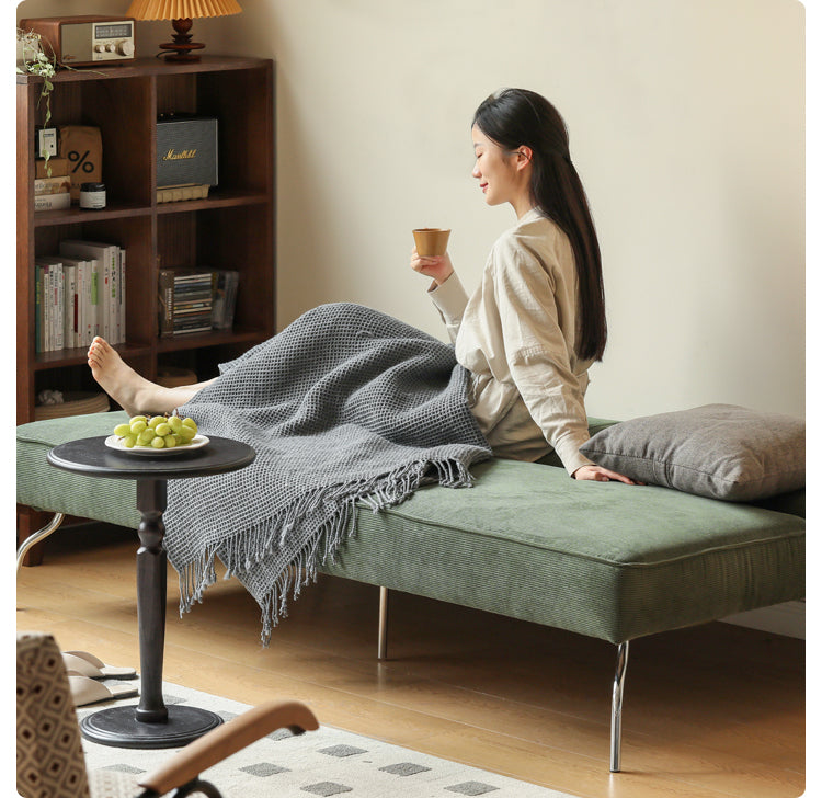 Retro Corduroy Sleeper Sofa.