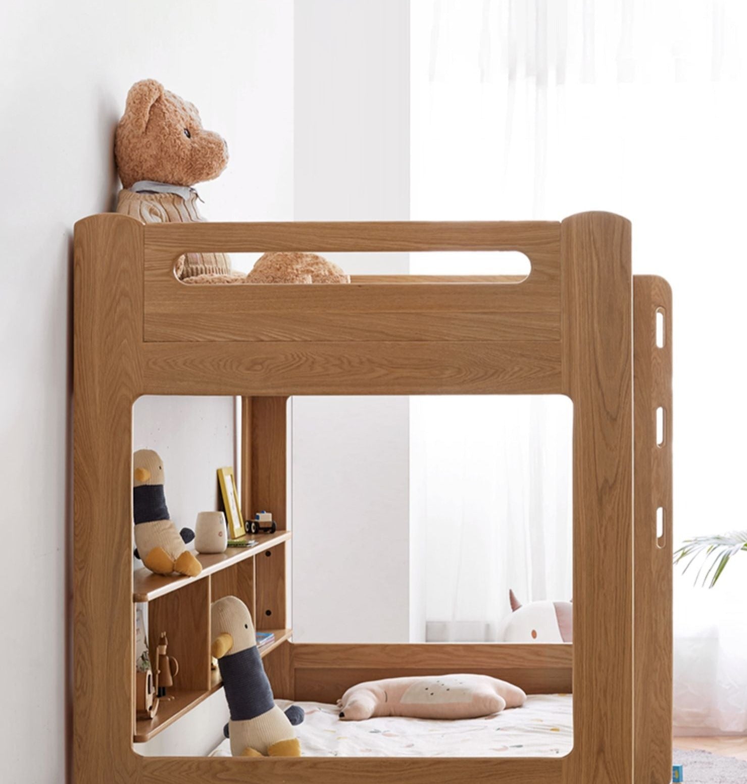 Beech, Rubberwood solid wood Bunk Bed.