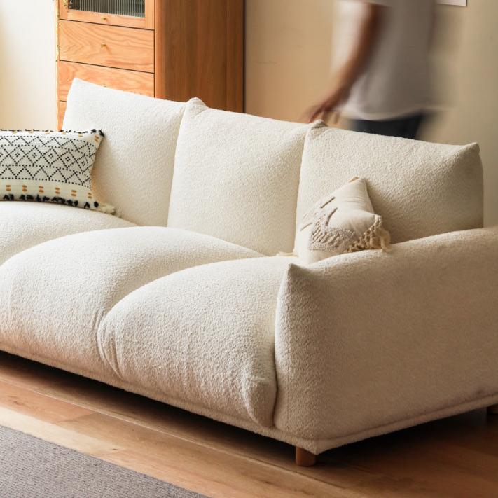 Velvet Wabi-sabi Style Sofa.