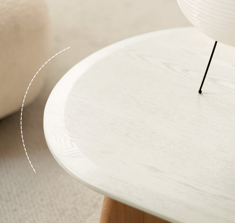 French wind side сoffee table Ash solid wood