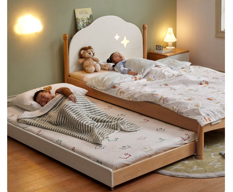 Beech solid wood Kids bed multi-functional bunk bed<