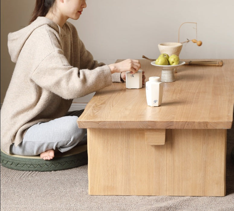 Birch, Oak Solid Wood Live Edge tea Table